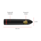 Vibromasseur bullet Berlin silicone 9 modes — vue de dos