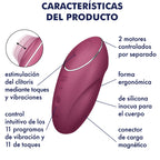 Vibromasseur Tap & Climax 1 silicone tapotement — détail texture surface