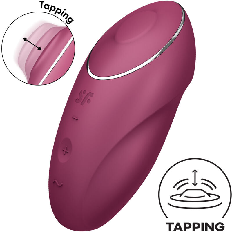 Vibromasseur Tap & Climax 1 silicone tapotement — vue principale