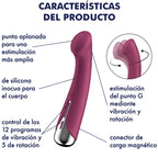 Vibromasseur Point G Spinning G-Spot 1 Silicone — détail texture surface