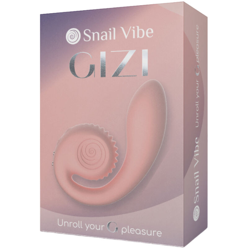 Stimulateur double Gizi silicone rechargeable — vue de dos