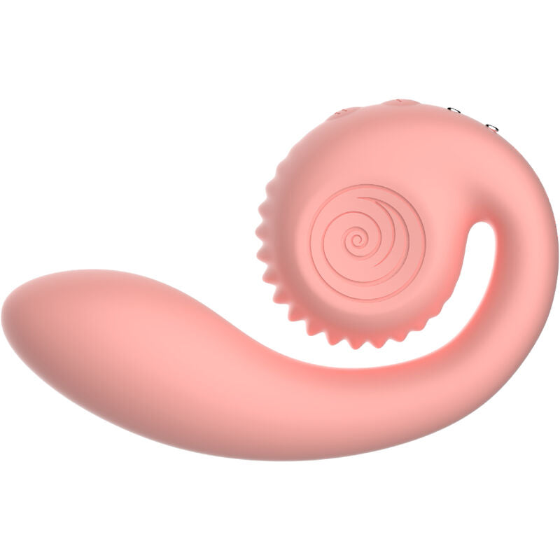 Stimulateur double Gizi silicone rechargeable — vue de profil