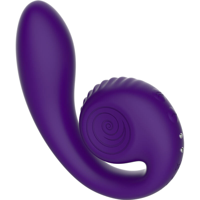 Stimulateur double Gizi silicone rechargeable — vue rapprochée