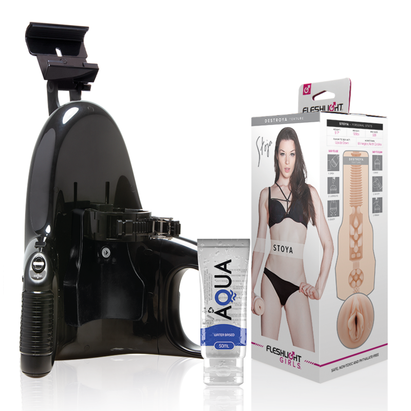 Coffret masturbateur réaliste chambres serrées et lubrifiant — vue principale