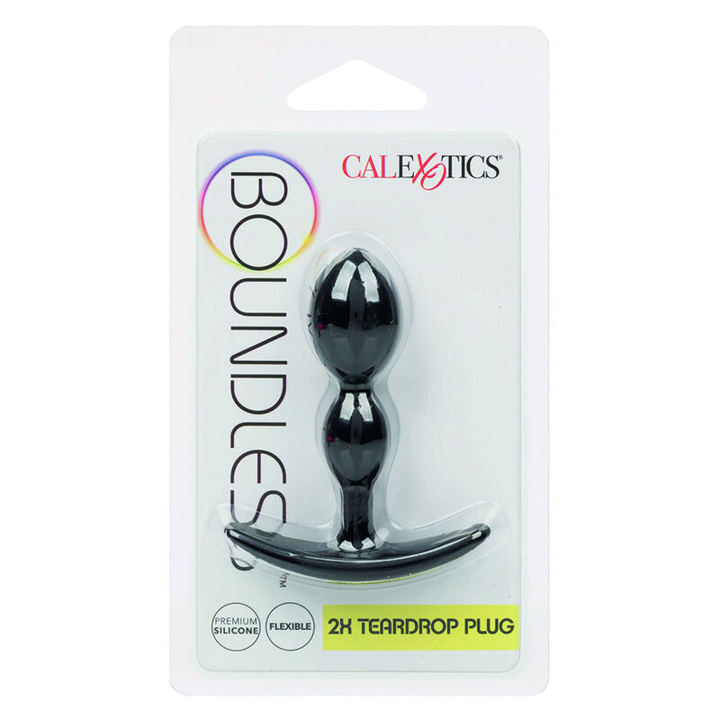 Face avant de l'emballage Boundless 2X Teardrop Plug CalExotics