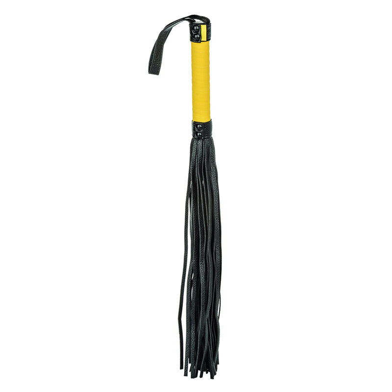 Martinet flogger en cuir vegan — vue de profil