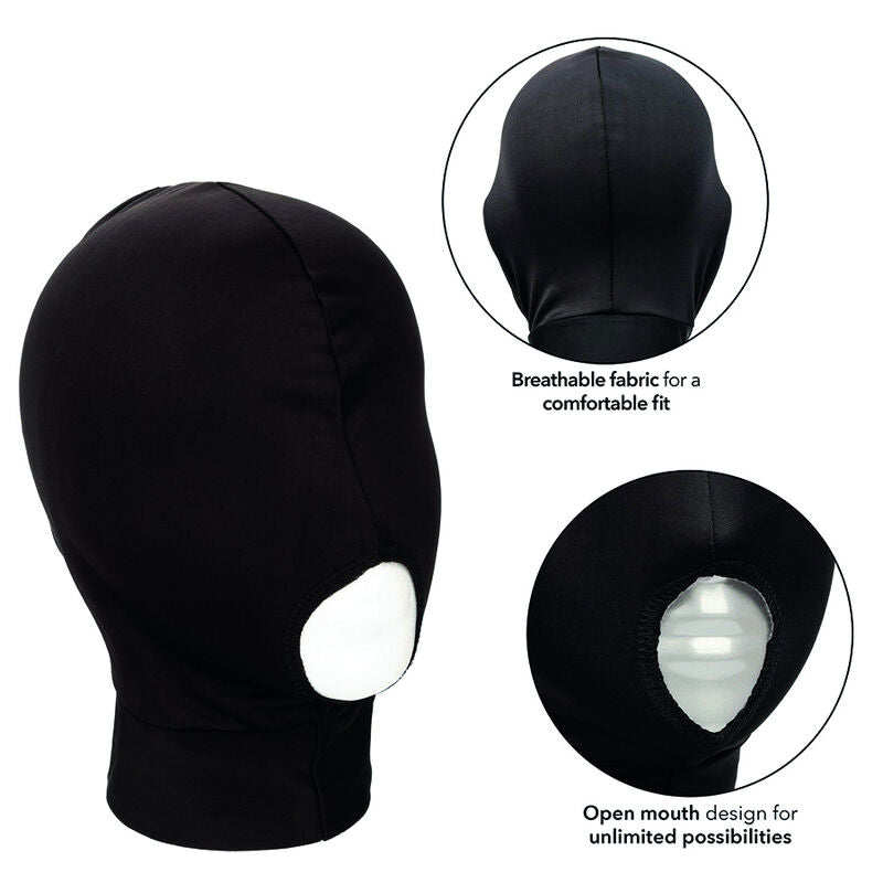 Capot Boundless bouche ouverte restriction visuelle — vue rapprochée