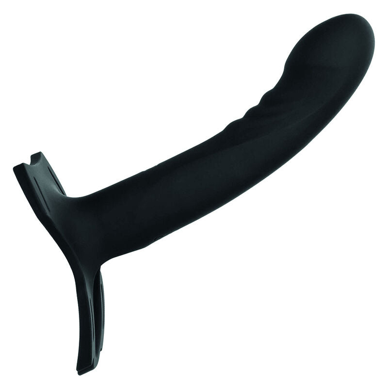 Sonde vibrante et plaque du harnais Boundless, vue rapprochée sous un autre angle