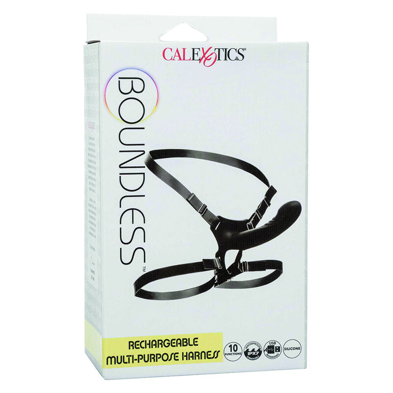 Emballage du Boundless harnais rechargeable multi-usage CalExotics, vue de face