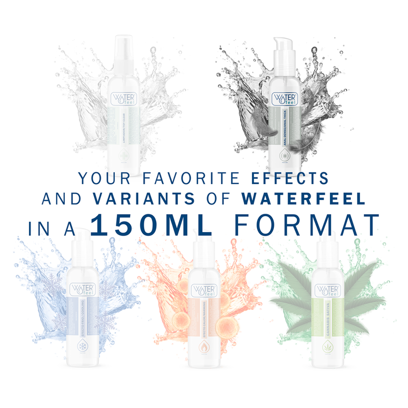 Lubrifiant anal 150 ml base eau Waterfeel — détail produit