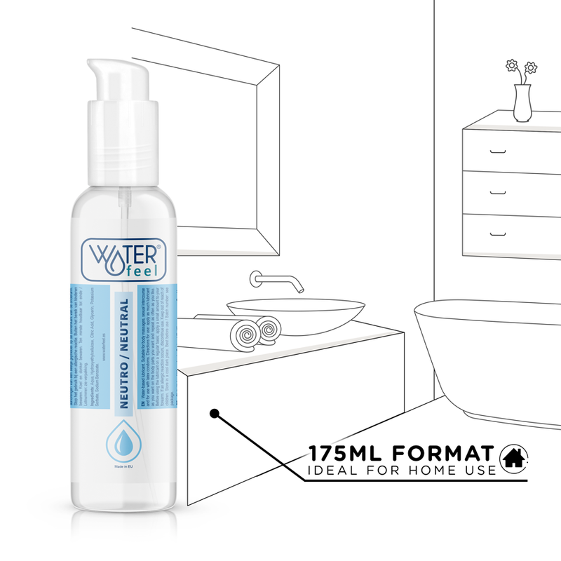 Lubrifiant naturel base eau inodore 175 ml — détail texture surface