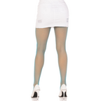 Collants résille Lycra bleu fluo taille unique — détail produit