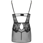 Ensemble chemise et string Baririn noir — vue de dos