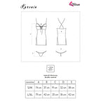 Karonin lc 90628 chemise + culotte noir