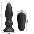 mr play puissant vibrateur telecommande plug anal noir