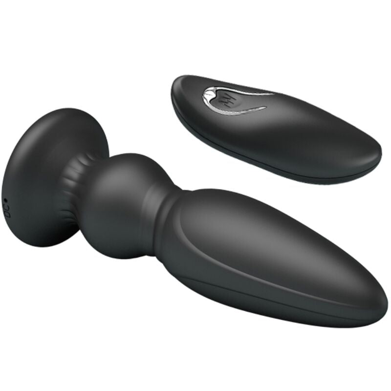 mr play puissant vibrateur telecommande plug anal noir