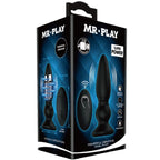 mr play puissant vibrateur telecommande plug anal noir