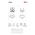 Ensemble soutien-gorge et culotte dentelle à bretelles — packaging fournisseur