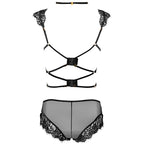 Ensemble soutien-gorge et culotte dentelle à bretelles — vue galerie 11