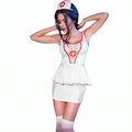 Costume d'infirmière en dentelle haut et jupe — vue principale