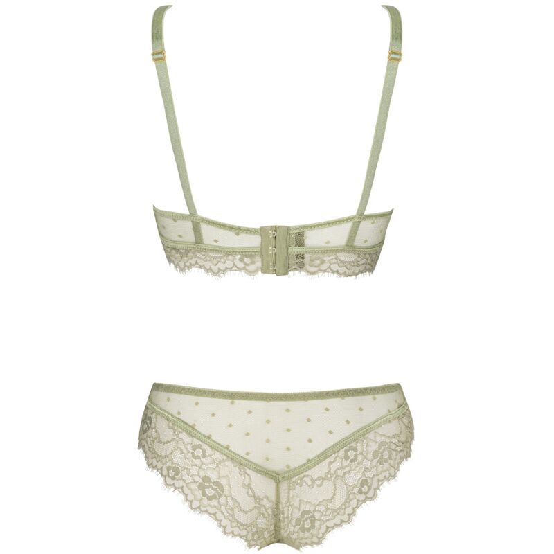 livco corsetti fashion pine lc 90667 soutien gorge culotte kaki