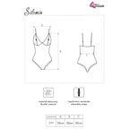 Ensemble body et peignoir en dentelle — détail texture surface