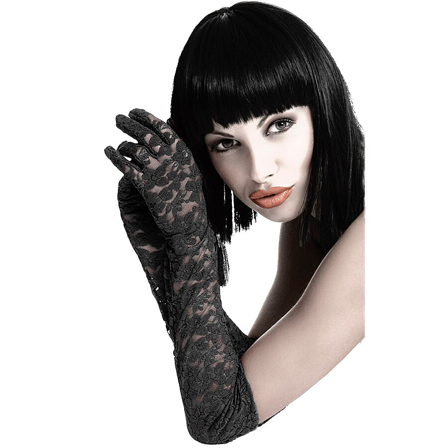 Gants lingerie dentelle Chilirose CR 3071 — vue de profil