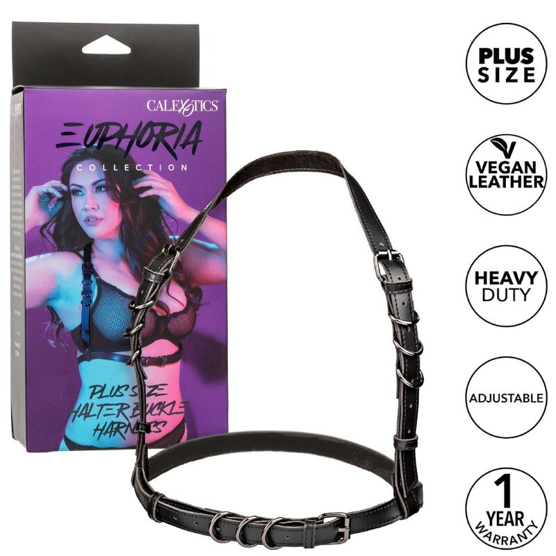 calexotics euphoria harnais boucle licol taille plus noir