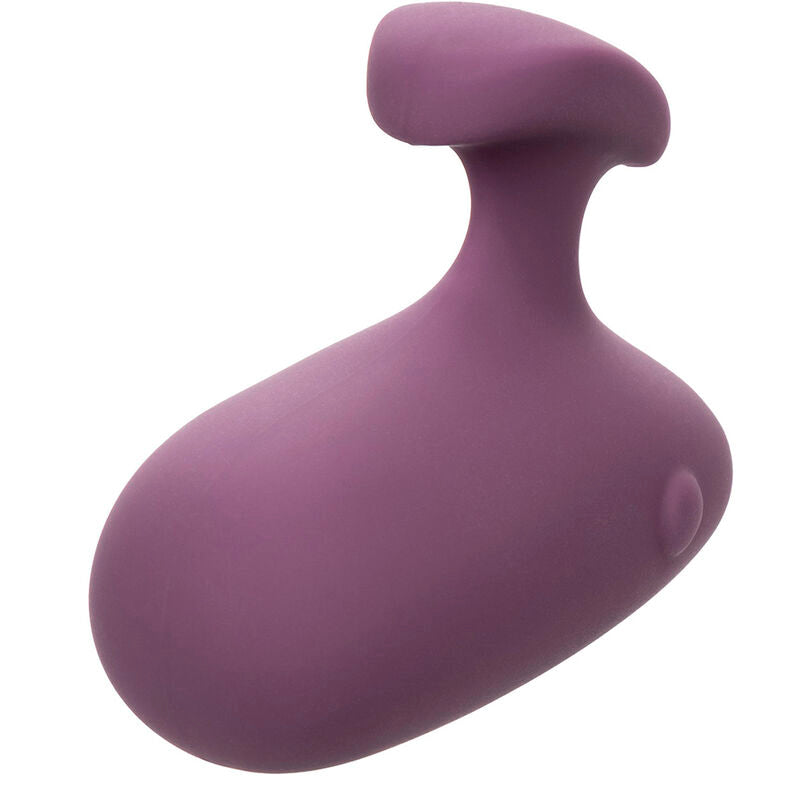 Stimulateur Mod Touch violet vu de profil sur fond blanc, corps galet et embout arrondi.