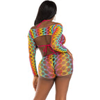 leg avenue ensemble de trois pieces multicolore