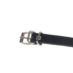 Ceinture harnais en cuir à chaînes et anneaux — comparatif dimensionnel