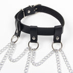 Harnais intégral étoile à chaînes en cuir noir — emballage produit
