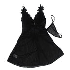 subblime tissu tulle babydoll avec dentelle et detail fleur noir s m