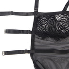 Babydoll à bretelles en dentelle réglables — emballage produit