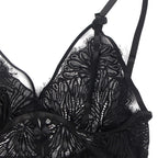 Babydoll à bretelles en dentelle réglables — comparatif dimensionnel 2