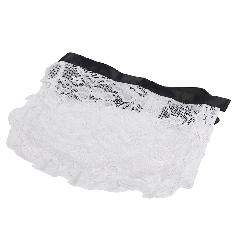 Body transparent sensuelle Subblime noir blanc — détail base 2
