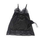 Babydoll à imprimé fleuri sur la poitrine — détail texture surface