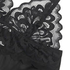Babydoll à imprimé fleuri sur la poitrine — détail base