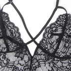 Costume de police sexy en dentelle avec chapeau — comparatif dimensionnel