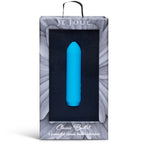 Mini vibromasseur bullet en silicone avec manchon doigt — vue de profil