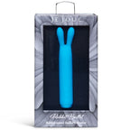 Stimulateur clitoridien Bullet Rabbit silicone teal — vue de profil