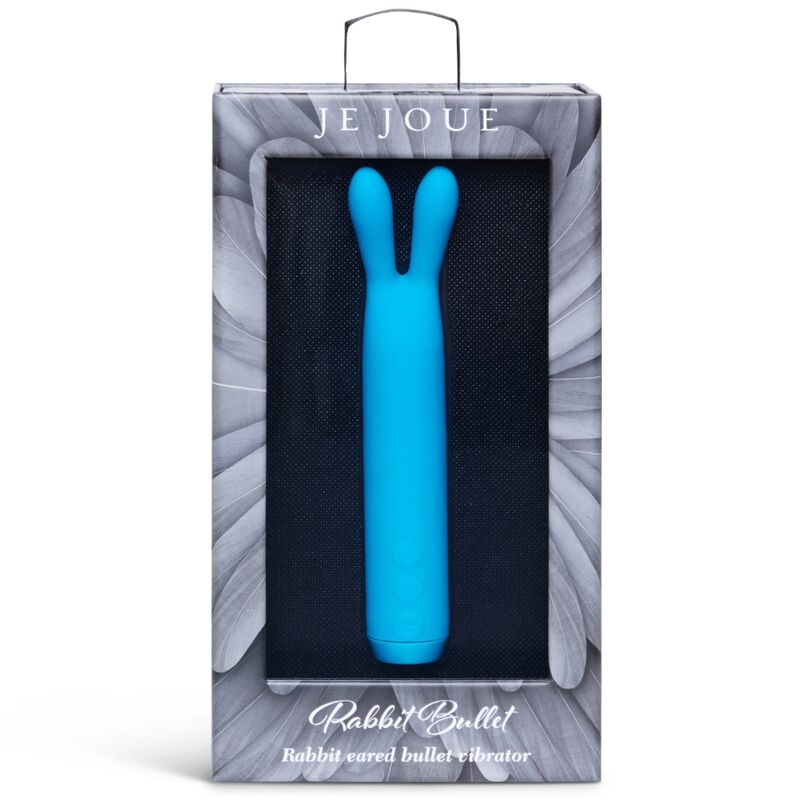 Stimulateur clitoridien Bullet Rabbit silicone teal — vue de profil