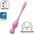 Boules de Geisha vibrantes connectées Love Birds Satisfyer — angle alternatif