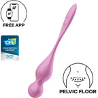 Boules de Geisha vibrantes connectées Love Birds Satisfyer — angle alternatif