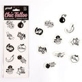Lot de 10 tatouages temporaires Spicy — vue principale