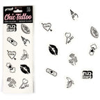 Lot de 10 tatouages temporaires Candy — vue principale
