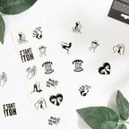 Lot de 10 tatouages temporaires coquins — vue de profil