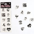 Lot de 10 tatouages temporaires coquins — vue principale