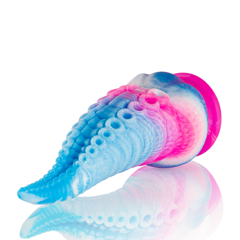 Gode tentacule Phorcys grand format en silicone — vue de dos