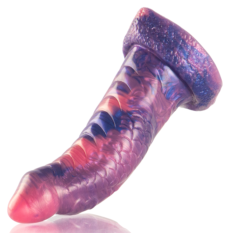 Gode fantasy Medusa en silicone texturé — vue de dos